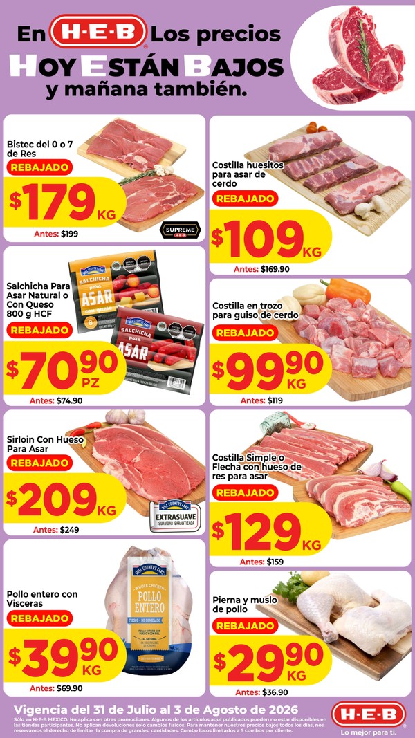 Promociones - 31 de Julio al 6 de Agosto